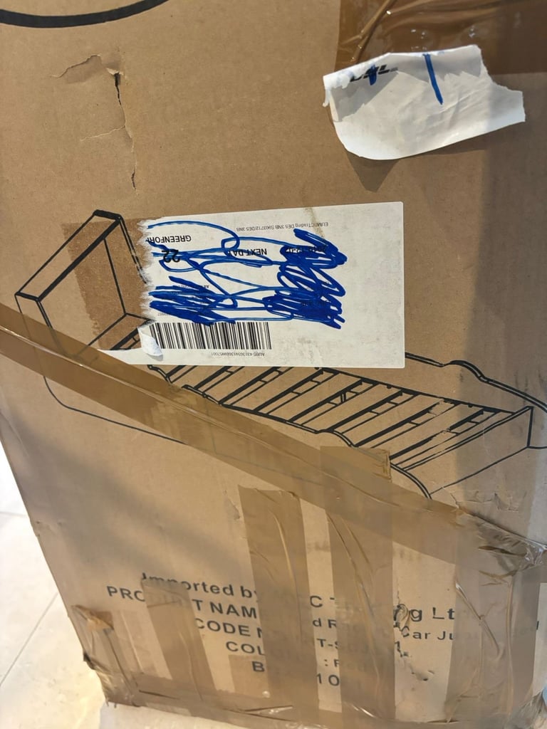 Kids car bed frame - brand new in box 
