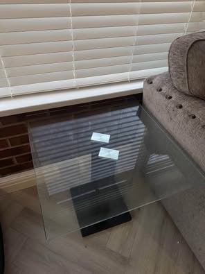 image for Glass side table