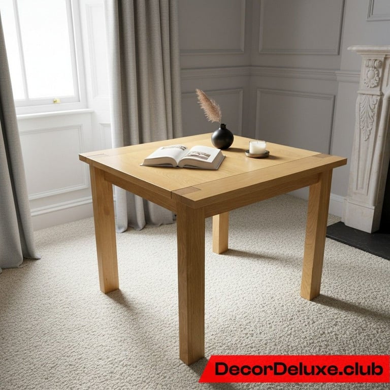 image for Marks & Spencer Sonoma Solid Oak Square Dining Table - Can Deliver 002C