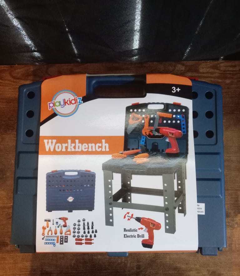 image for playkidiz Construction Workbench - Kids Tool Set