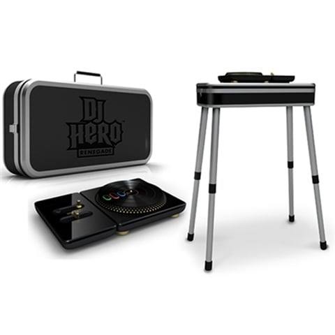 image for DJ HERO Renegade Edition Turntable Controller Gold Accents Crossfader Wii
