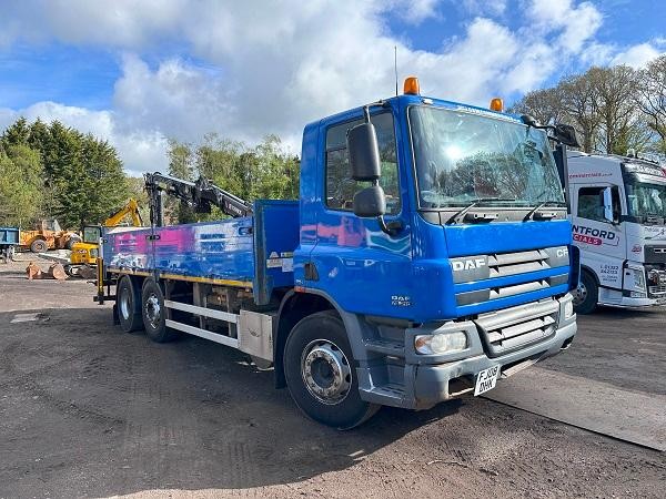 Daf CF75.310 Day Cab Dropside Body Remote Crane 