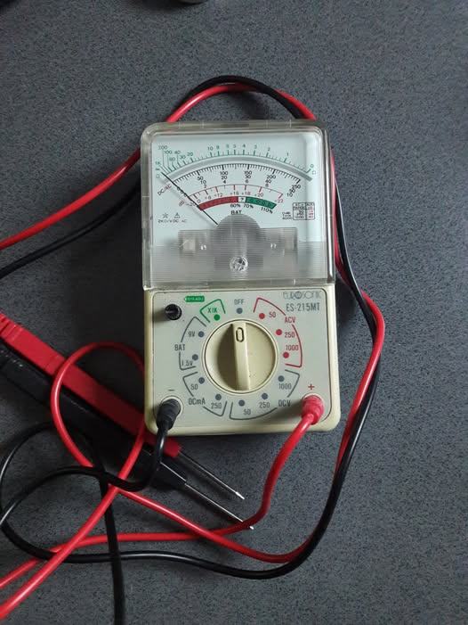 Eurosonic ES - 215MT Electrical Analogue Test Meter Vintage Untested