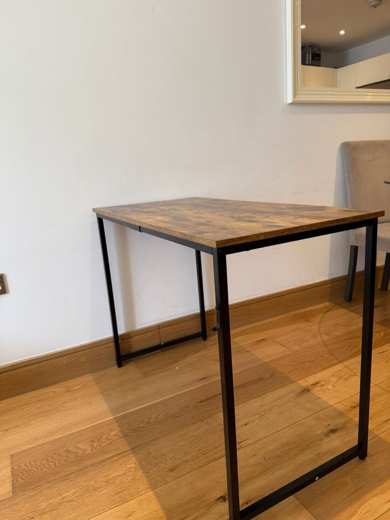 image for Desk 100 x 50 x 75 cm - Metal Frame, Rustic Brown