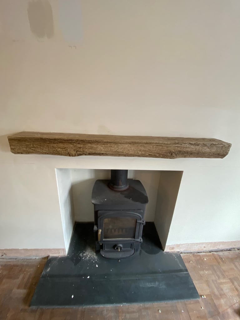 image for Rustic fire place beam