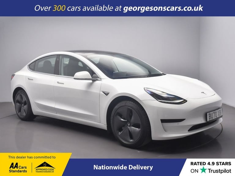 image for 2020 Tesla Model 3 Standard Range Plus Saloon 4dr Electric Auto RWD (241 bhp) Saloon ELECTRIC Aut...
