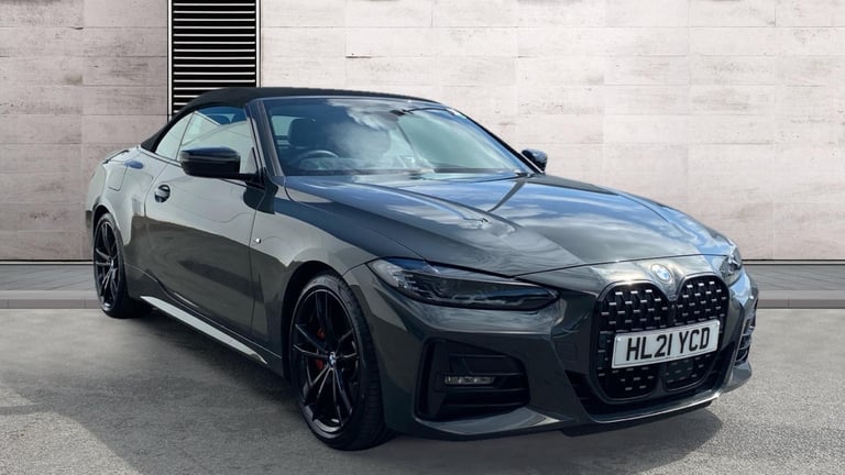 2021 BMW 4 Series 420i M Sport 2dr Step Auto [Pro Pack] Petrol Convertible Convertible Petrol Aut...