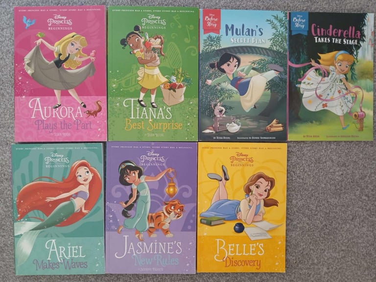 7 Disney princess books