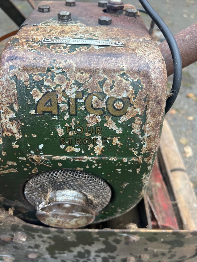 2 x Atco Vintage Lawn Trimmers 