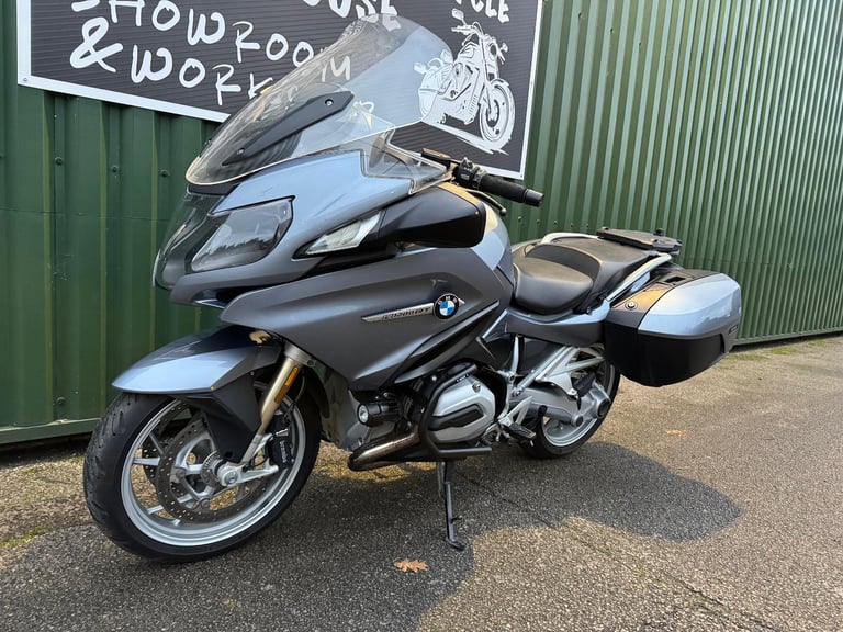 BMW R 1200 RT SE 2015 FBMWSH Panniers Givi Rack 2 Owners 18k Blue Lovely Bike 