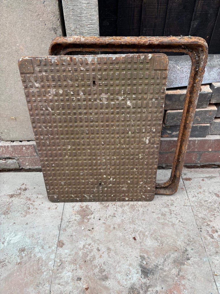 image for Cast Iron Manhole Cover and Frame