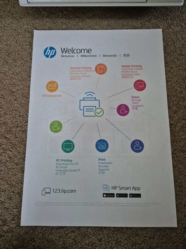 HP DeskJet 2700 All-in-One WiFi Printer - selling as spares and repairs even though it works