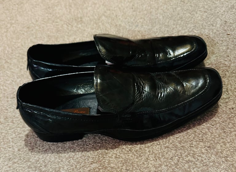 Italian Shoes Sydney Andrew Brown Leather Shoes Size 43/44