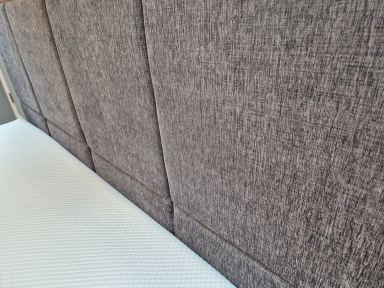 Ikea bed frame, Simba mattress and separate headboard 