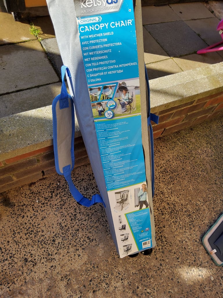 Kelsy Us . CANOPY  CHAIR . with Weather Shield .. 