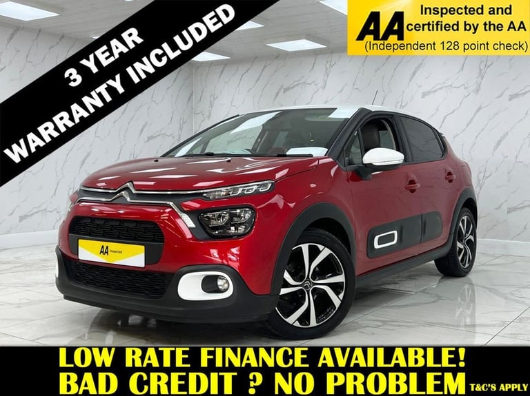 2021 Citroen C3 1.2 PureTech Shine Plus Hatchback 5dr Petrol Manual Euro 6 (s/s) (83 ps) Hatchbac...
