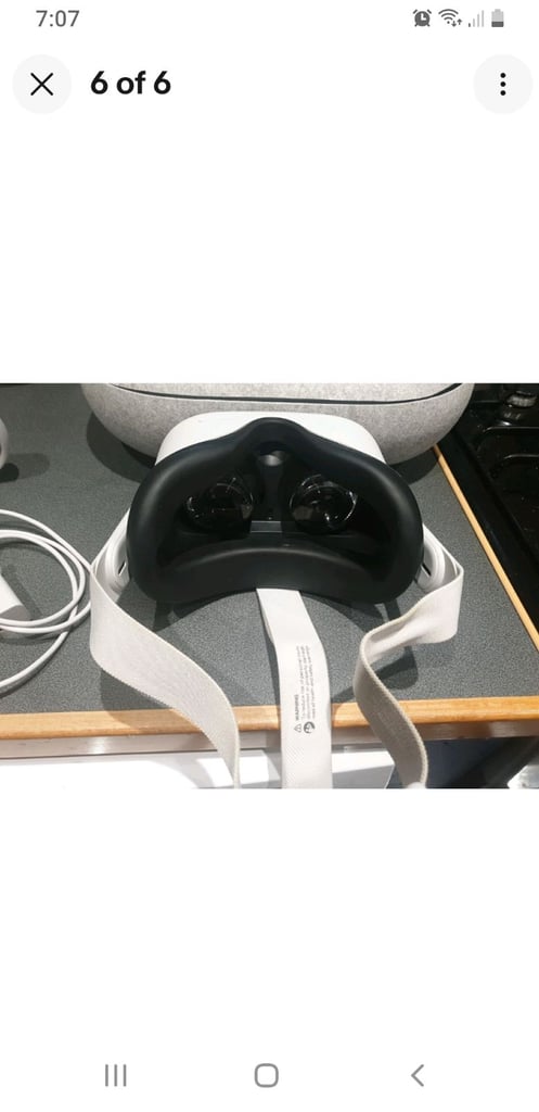 The Meta Quest 2 headset with hard carry case 