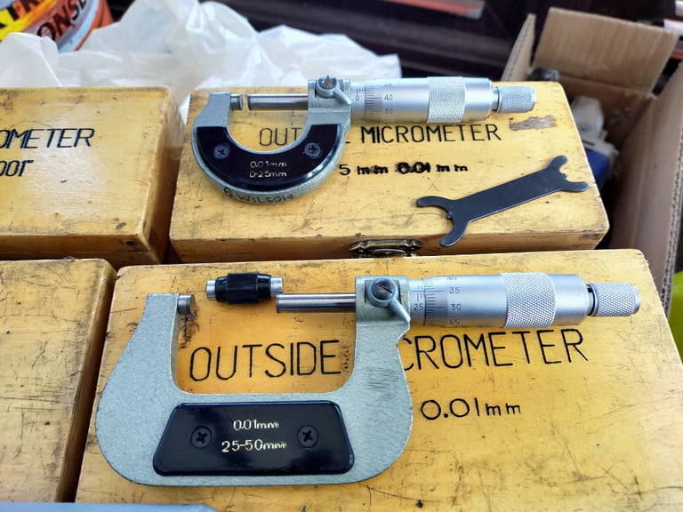 image for Micrometers and Vernier caliper