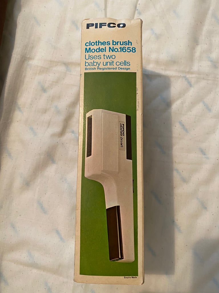 Vintage Pifco electric cordless clothes brush