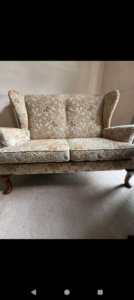 Parker Knowll sofa, chairs and footstall