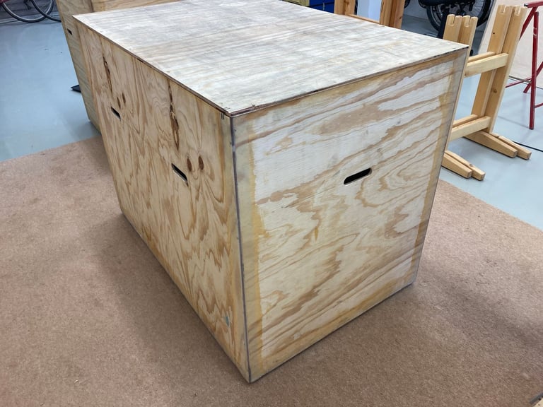 image for Large Wooden Box - 1200mm long x 940mm high x 800mm wide