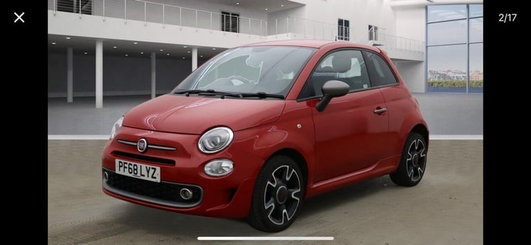 image for 2018 Fiat 500 1.2 S Hatchback 3dr Petrol Manual Euro 6 (s/s) (69 bhp) Hatchback Petrol Manual