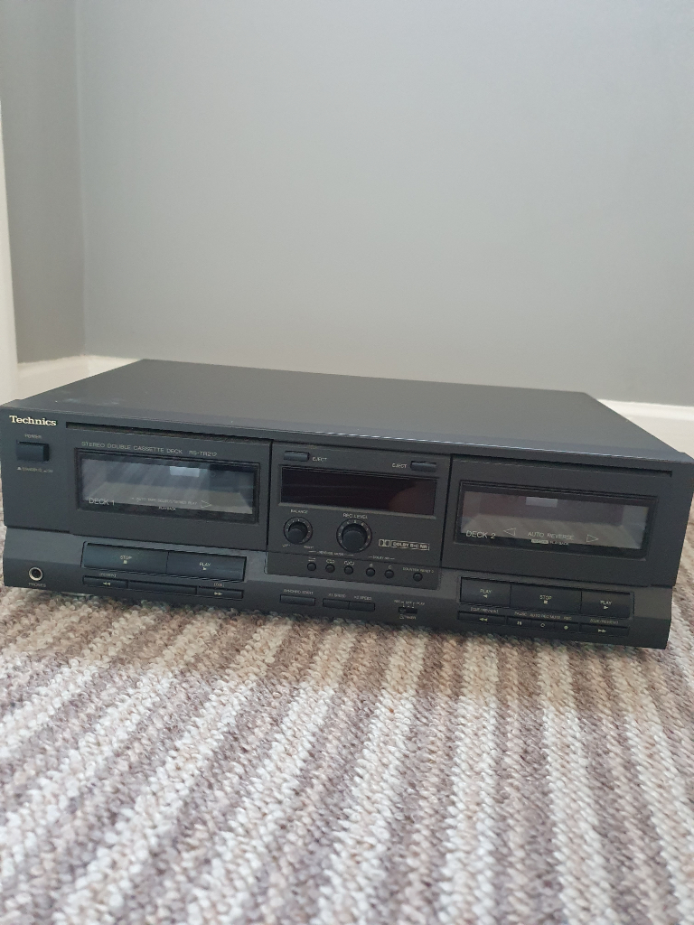 TECHNICS stereo double cassette deck RS-TR212,