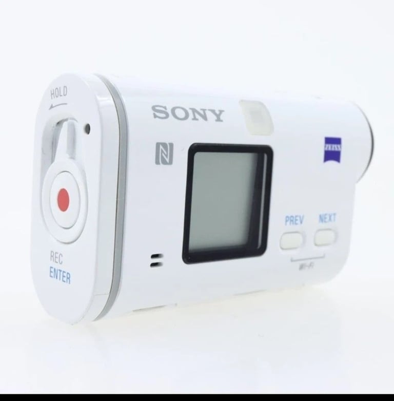  SONY AS200V Action Cam with Wi-Fi & GPS + Wrist Remote + Attachments