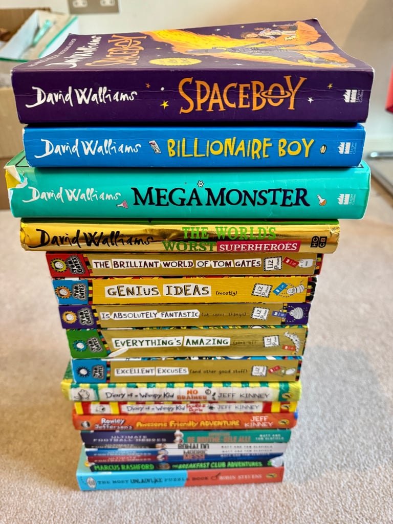 image for Lot of books for kids David Williams Tom Gates Kinney and more 