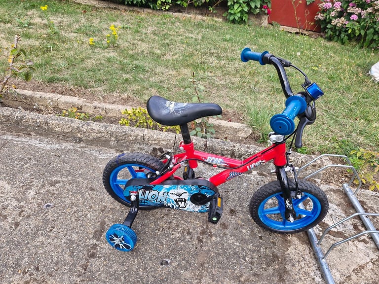 KIDS BOYS CHILDREN LION ROAR 12 INCH WHEELS BIKE BICYCLE