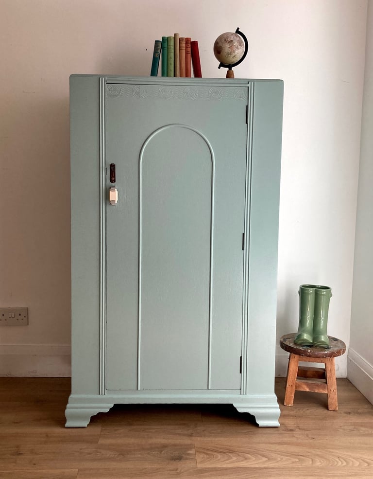 Vintage Art Deco Refurbished Children’s Wardrobe Delivery Available 