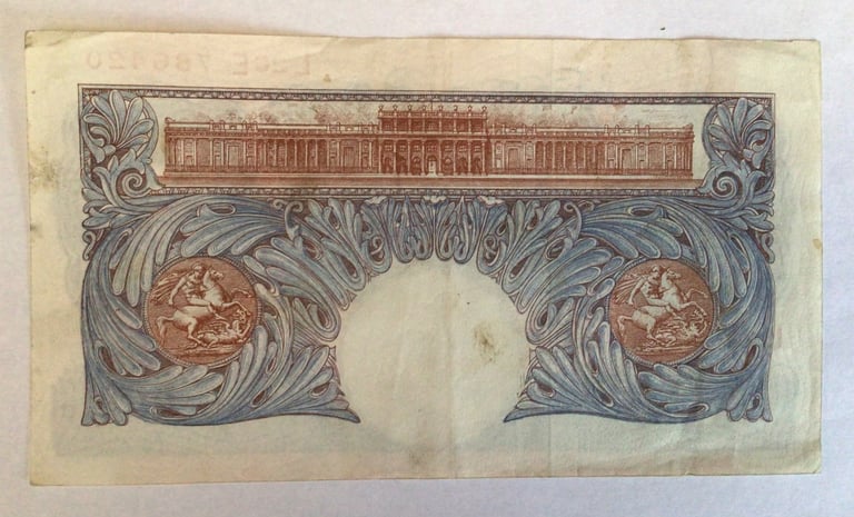 Genuine old £1 banknote 