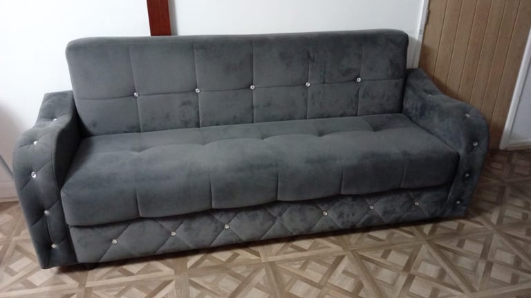 3 seater sofa bed x2