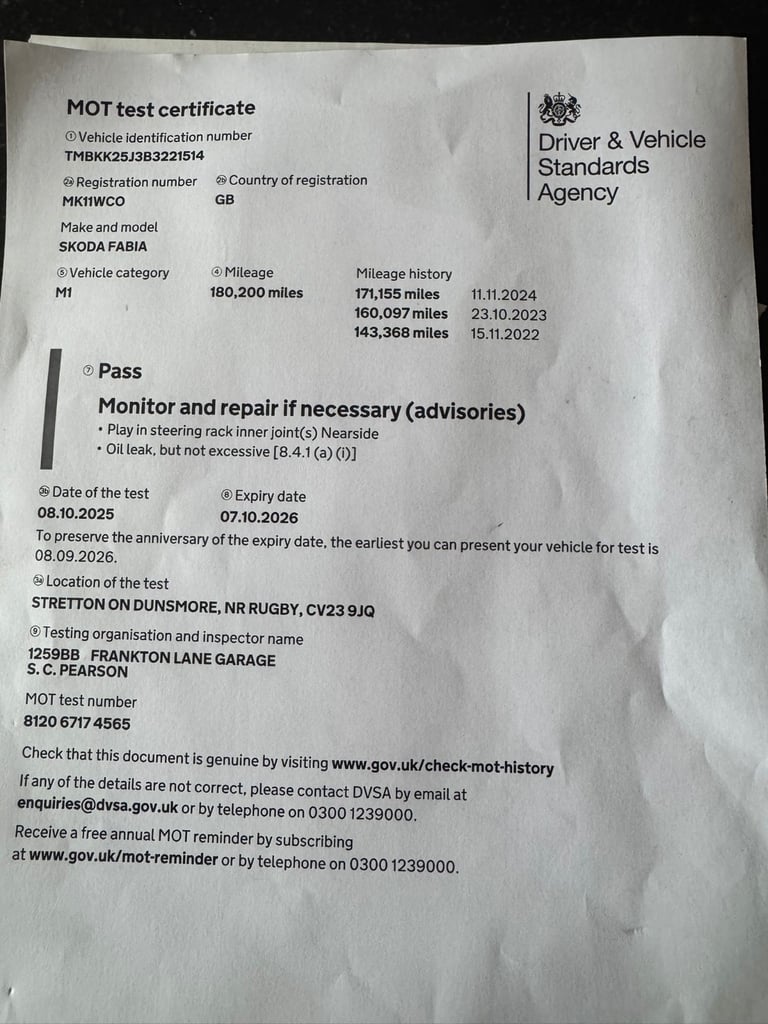 Skoda, FABIA, Estate, 2011, Manual, 1199 (cc), 5 doors