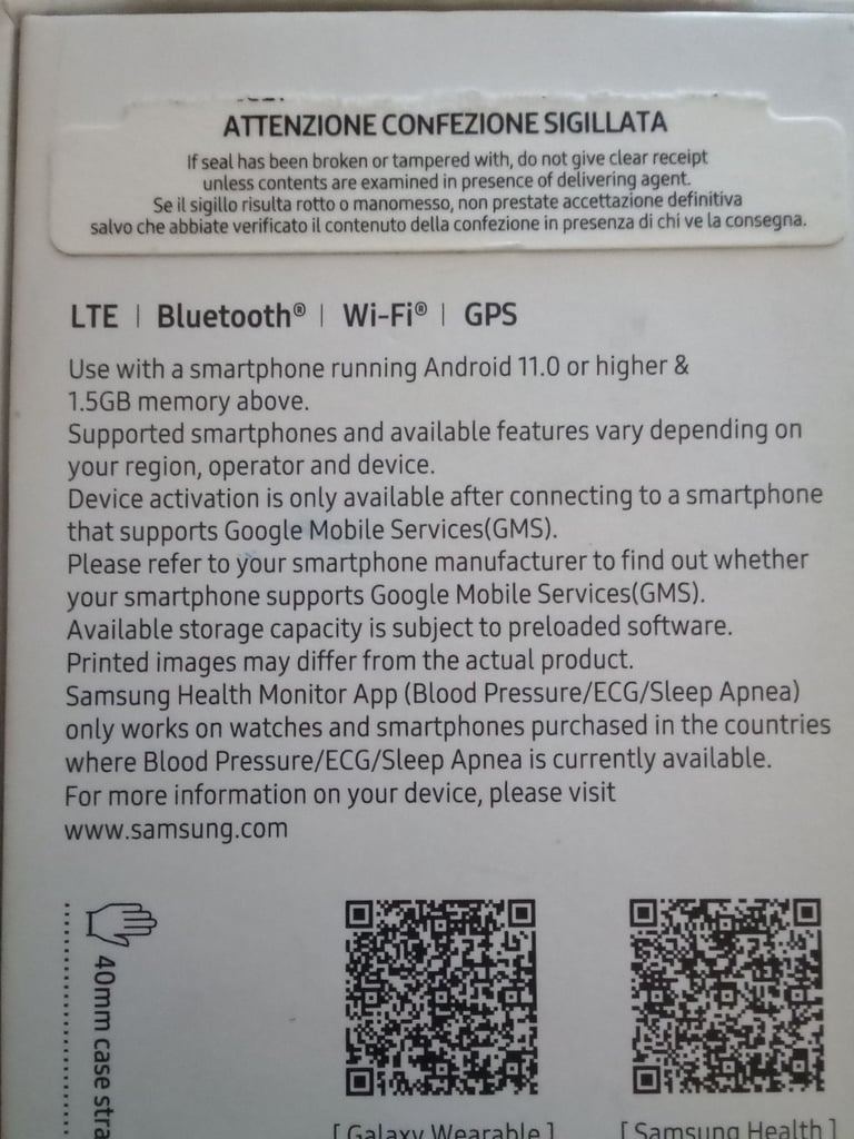Samsung watch 7 40mm WiFi+GPS 