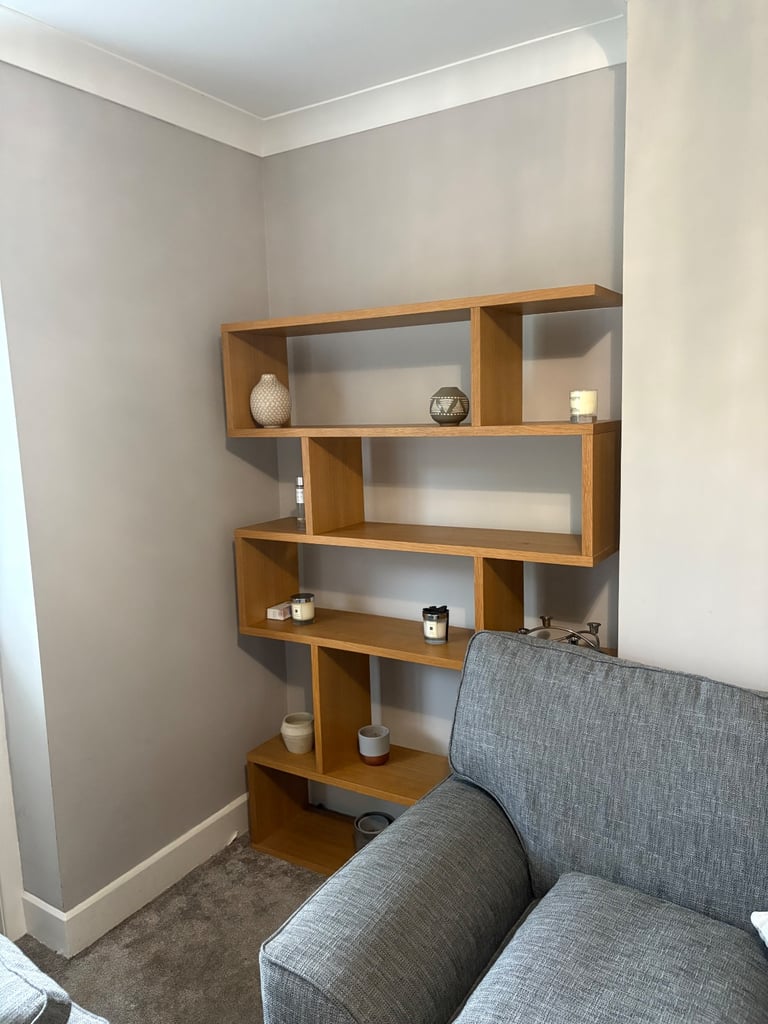 John Lewis Oak living room furniture set- tv unit, table and sideboard