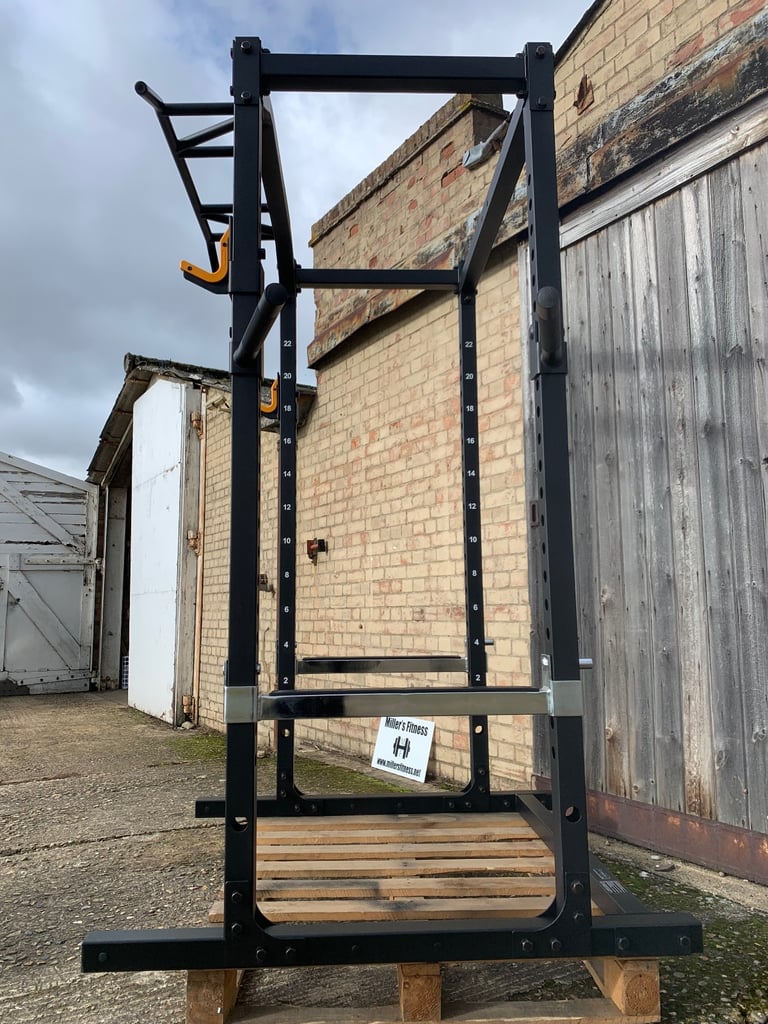 Powertec Power Rack with Dip Bars (Delivery Available) 