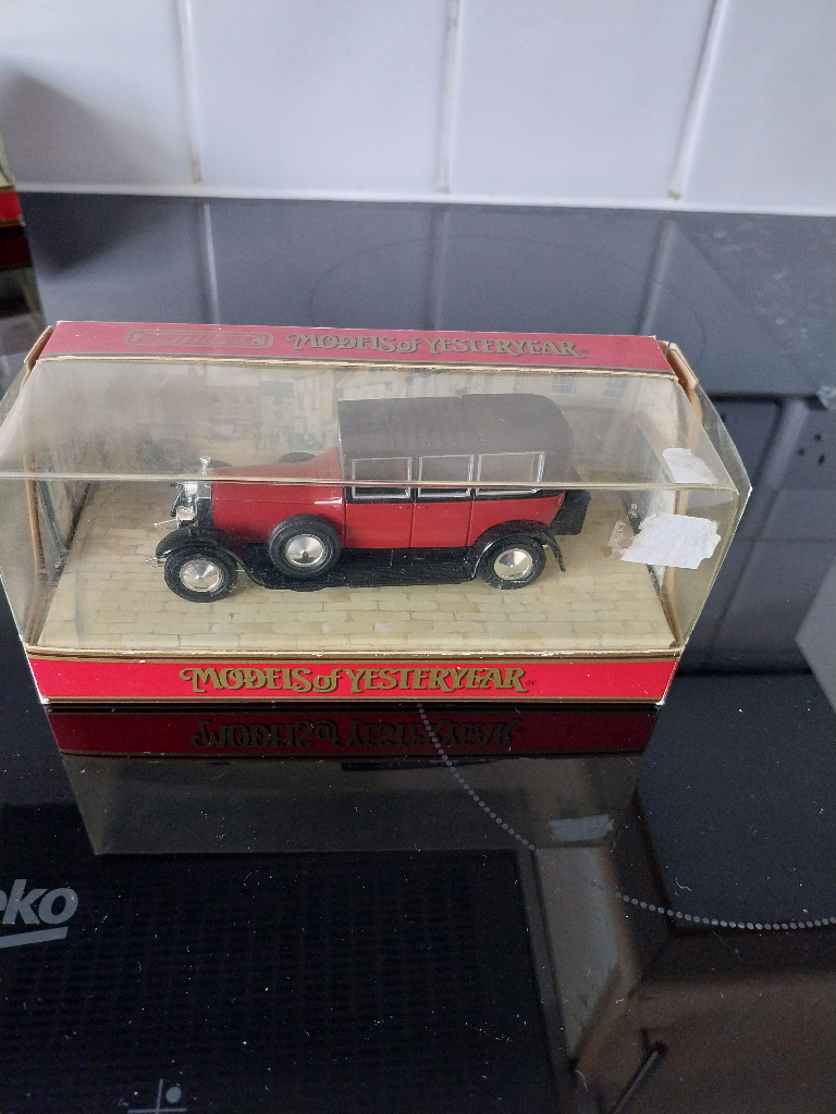 Selection of cars in boxes