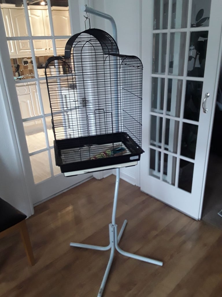 Bird cage and stand