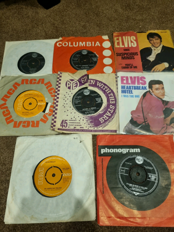 Elvis Presley 7 inch singles