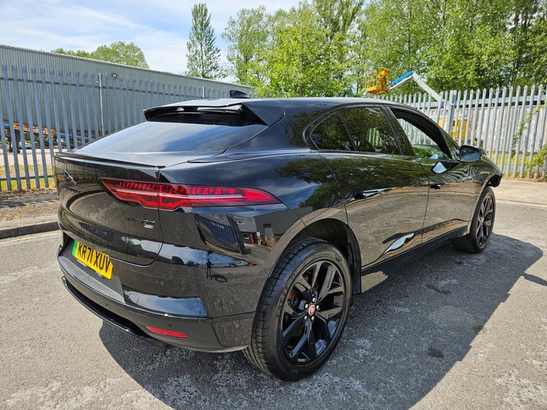 2021 71 Jaguar I-PACE 294kW EV400 Black 90kWh Auto 11kW Charger Damaged Salvage