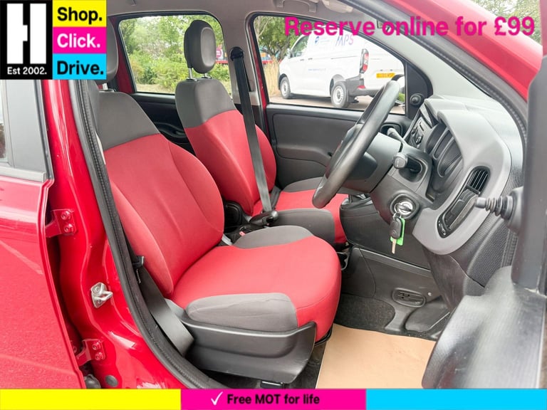 2014 Fiat Panda 1.2 Pop Euro 6 5dr HATCHBACK Petrol Manual
