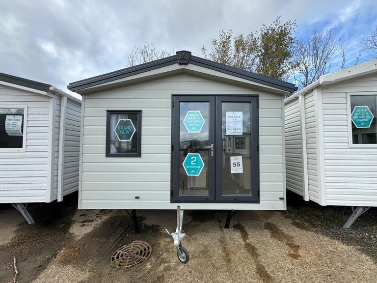 Brand New 2025 2 Bed Static Caravan - Offsite Sale for Private Land - DG & CH 