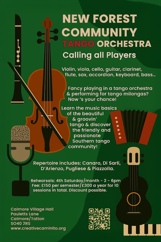image for Musicians wanted for Community Tango Orchestra