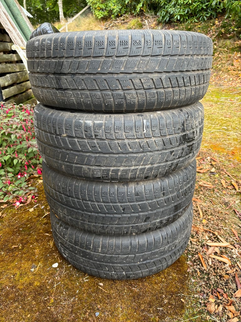 image for Four Steel rims and winter tyres 205/55R16
