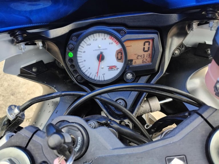 2007 07 SUZUKI GSXR 750 K7 GSXR750 CLEAN BLUE SPORT BIKE SUPER SPORT NEW MOT 