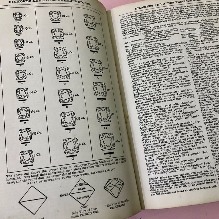1894 antique leather READY REFERENCE Universal Cyclopaedia •W.R. Balch
