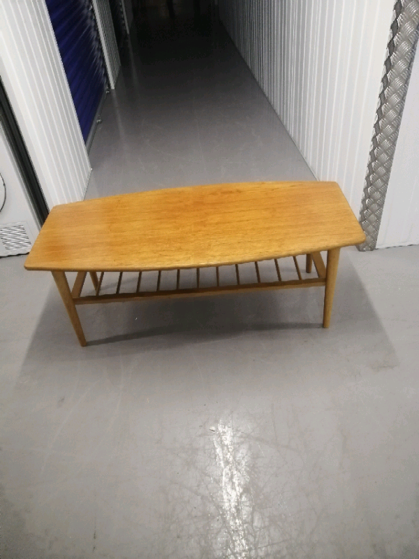 Mid century long John coffee table 