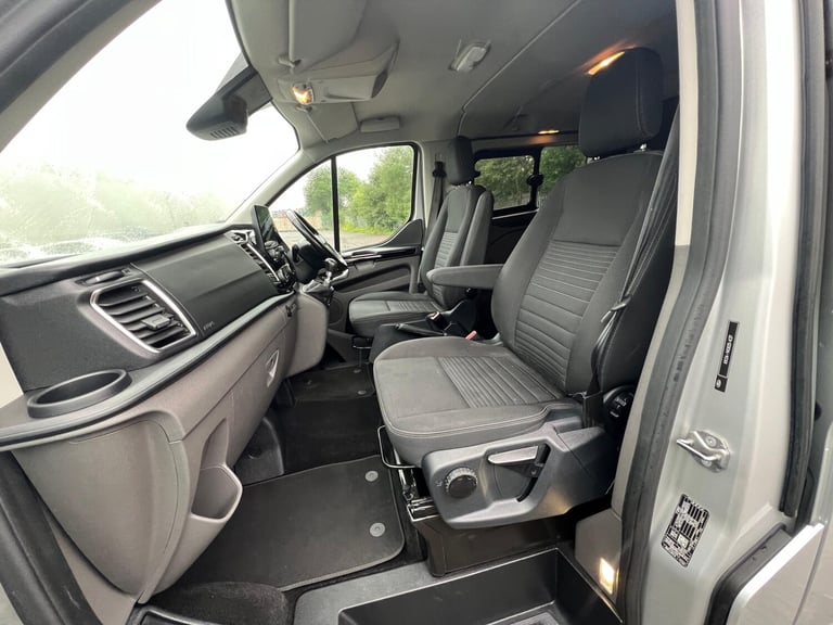FORD TRANSIT CUSTOM 2.0 EcoBlue 130PS L2H1 DOUBLE CAB LIMITED 2021 21 REG £13995