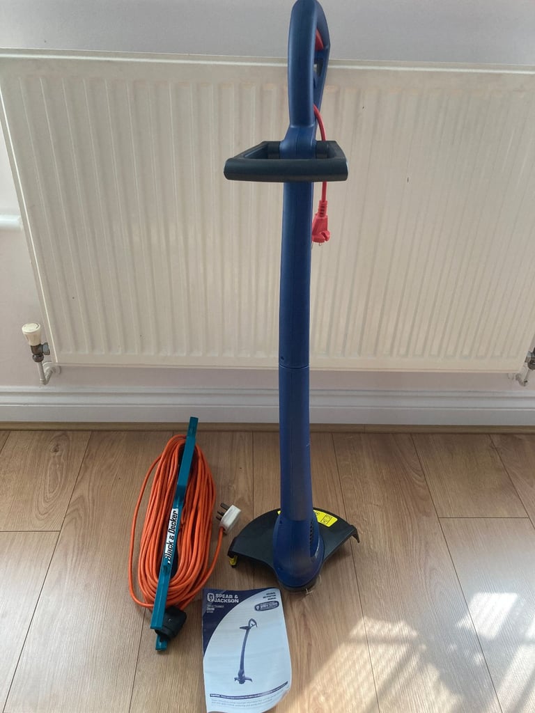 Spear & Jackson Electric Grass Trimmer 350W GT350 (New) and 20m Extension Cord 
